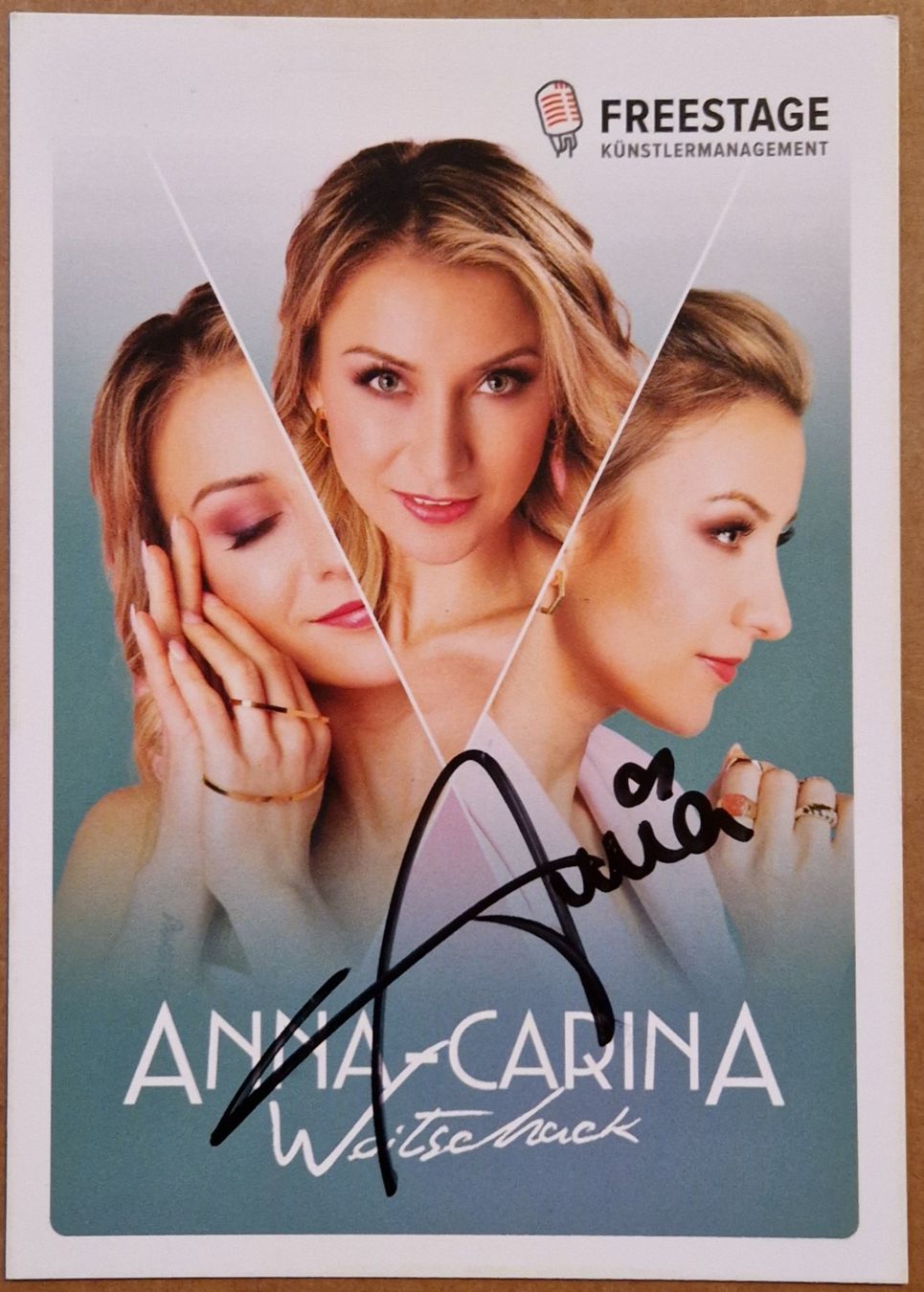 Autografi: Anna Carina Woitschack - handsigniert – Usato da Menziken venduto da Autogramme