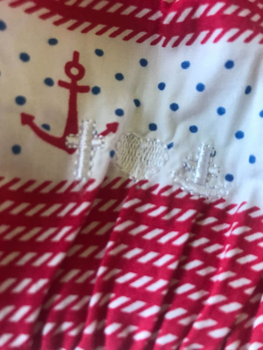 Top: Drindl marine theme stretch summer top Small – Nuovo (secondo la descrizione) da Embrach venduto da lau_2gtp 3