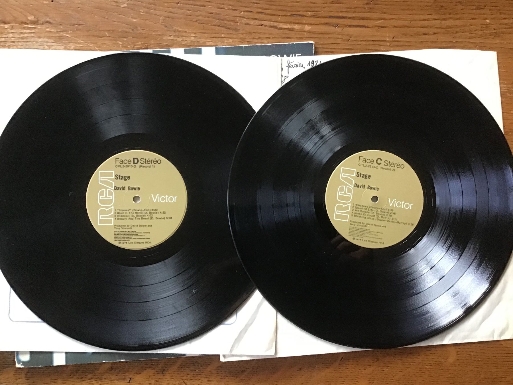 Dischi in vinile: 2 LP David Bowie « Stage » – Usato da Fully venduto da Ruby97 5