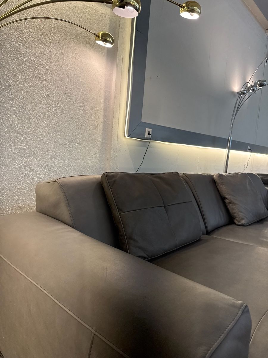 Sofas: Designer Ecksofa aus Schafsfell, Anchor Grey – Gebraucht aus Fehraltorf von Sofalab.swiss 3