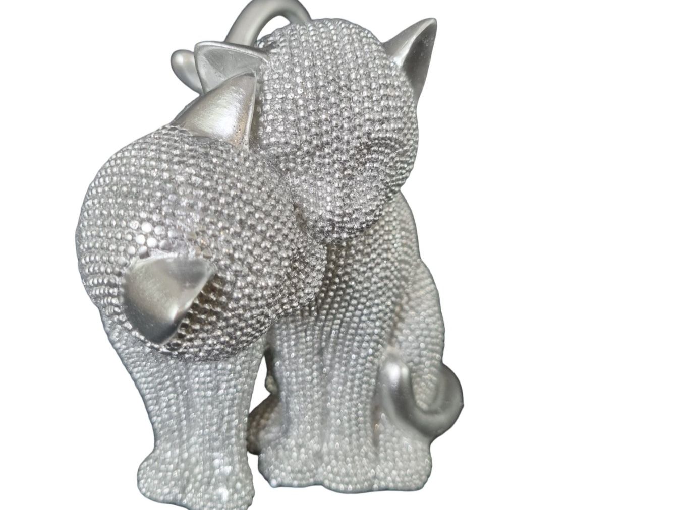 Figuren: Katzenstatuenpaar Silber – Gebraucht aus Wangen b. Olten von Restwert_Wangen