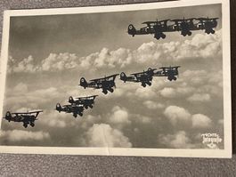 Henschel HS 123 Echtfoto Karte