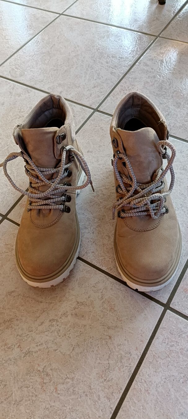 Damenschuhe: NEW leder Stiefel Boot Gr. 38 (38.5) – Neu (gemäss Beschreibung) aus Porza von tbch 4