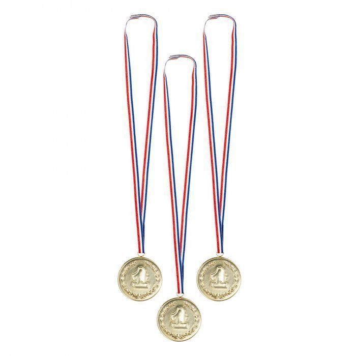 Costumi: Goldmedaille 3er-Set Kunststoff – Nuovo e nell'imballaggio originale da Luzern venduto da Kam68