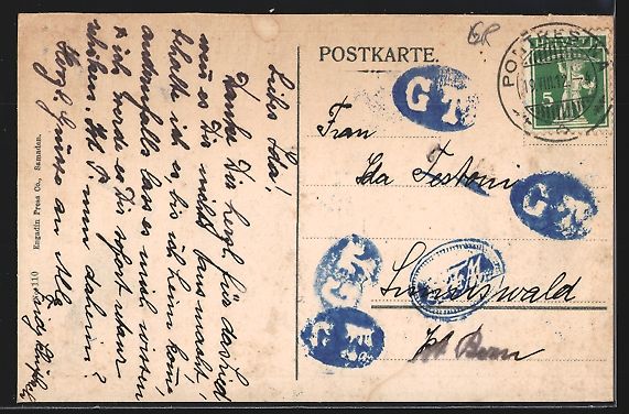 Cartes postales: St. Moritz, St. Moritzer-See mit Booten – D'occasion à Berlin par bartko-reher 1