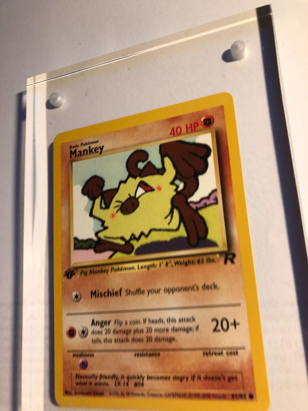 Carte collezionabili: Mankey 1st Team Rocket - MINT - ab 1.- – Usato da Giubiasco venduto da dan_pr8b 2