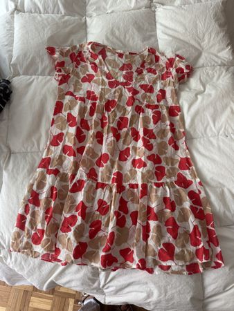 Robe d'été Lili & Lala imprimé feuilles, taille S, légère