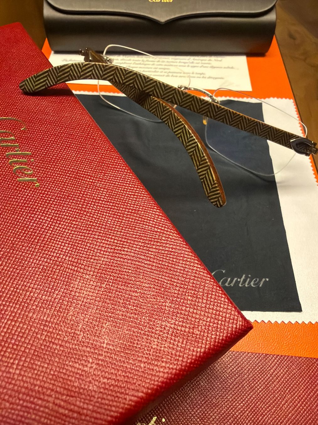 Cartier Occhiali & Lenti: Cartier Bubingaholz Special Edition – Usato da Kilchberg ZH venduto da Gugsan 1