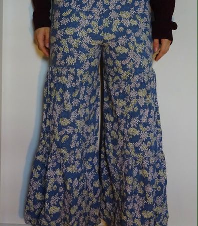 Mädchenhose S Blumenmuster