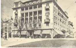 Zürich -Grand Hotel & Baur en Ville 1910