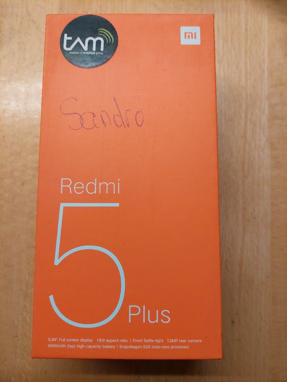 Xiaomi Natel Redmi 5 Plus | Kaufen auf Ricardo