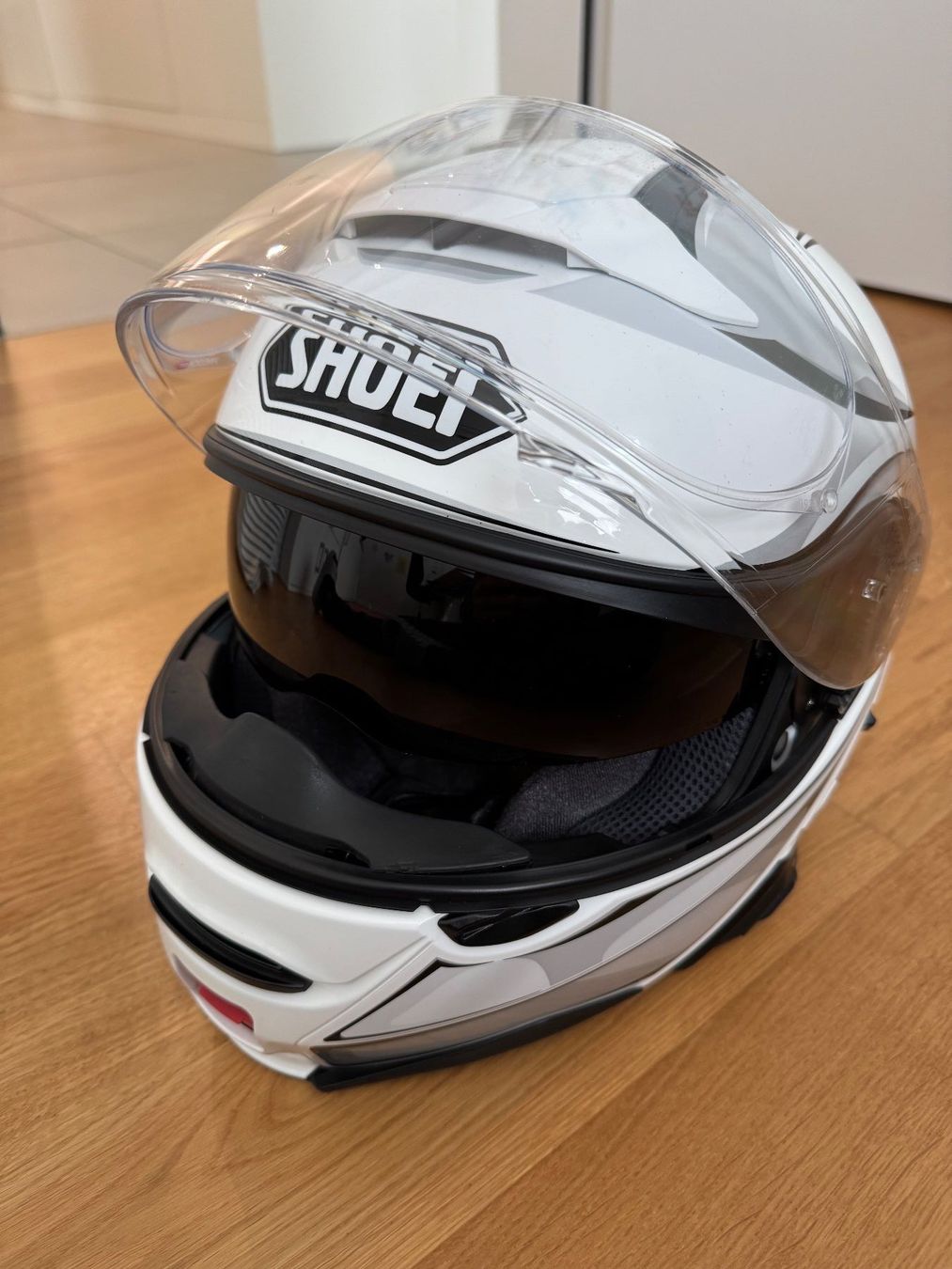 Shoei Helme & Visiere: Shoei Neotec II inkl. Sena SRL-Mesh Intercom – Gebraucht aus Root von Columcille 3