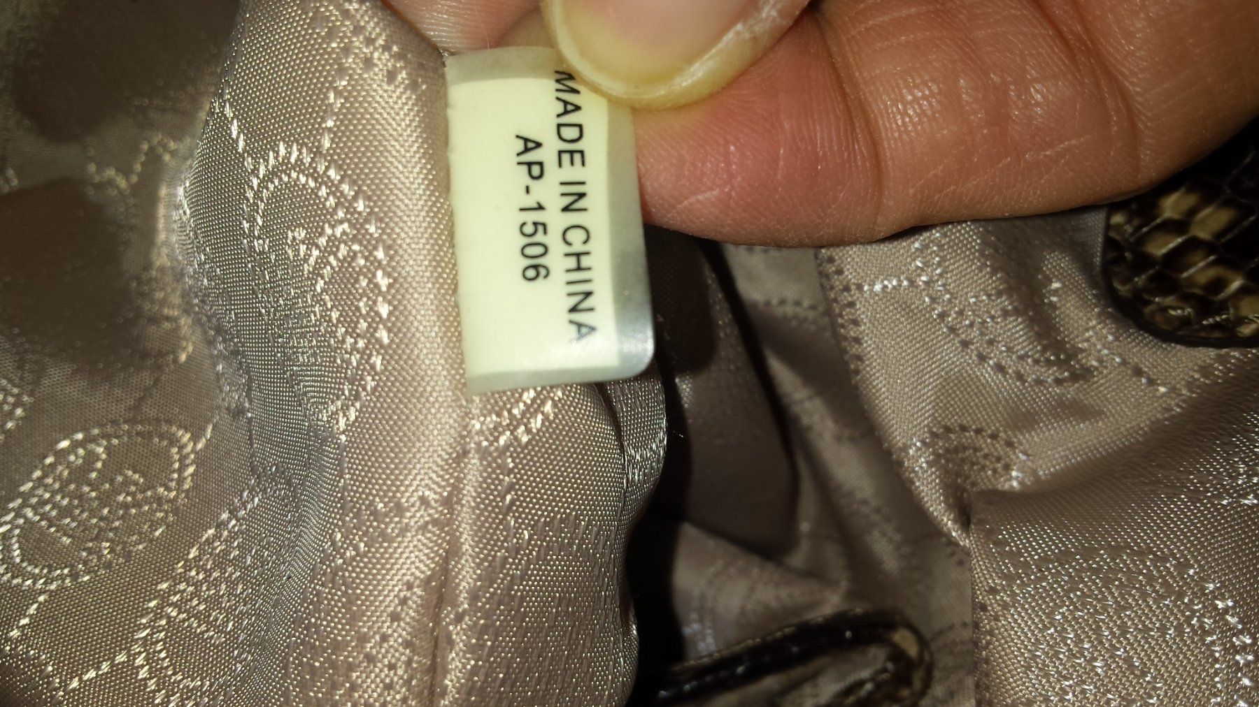 Michael Kors Taschen für Damen: Portoaktion! Michael Kors Riley Tasche, Leder Beige, Python – Neu (gemäss Beschreibung) aus Luzern von Zimprich 5