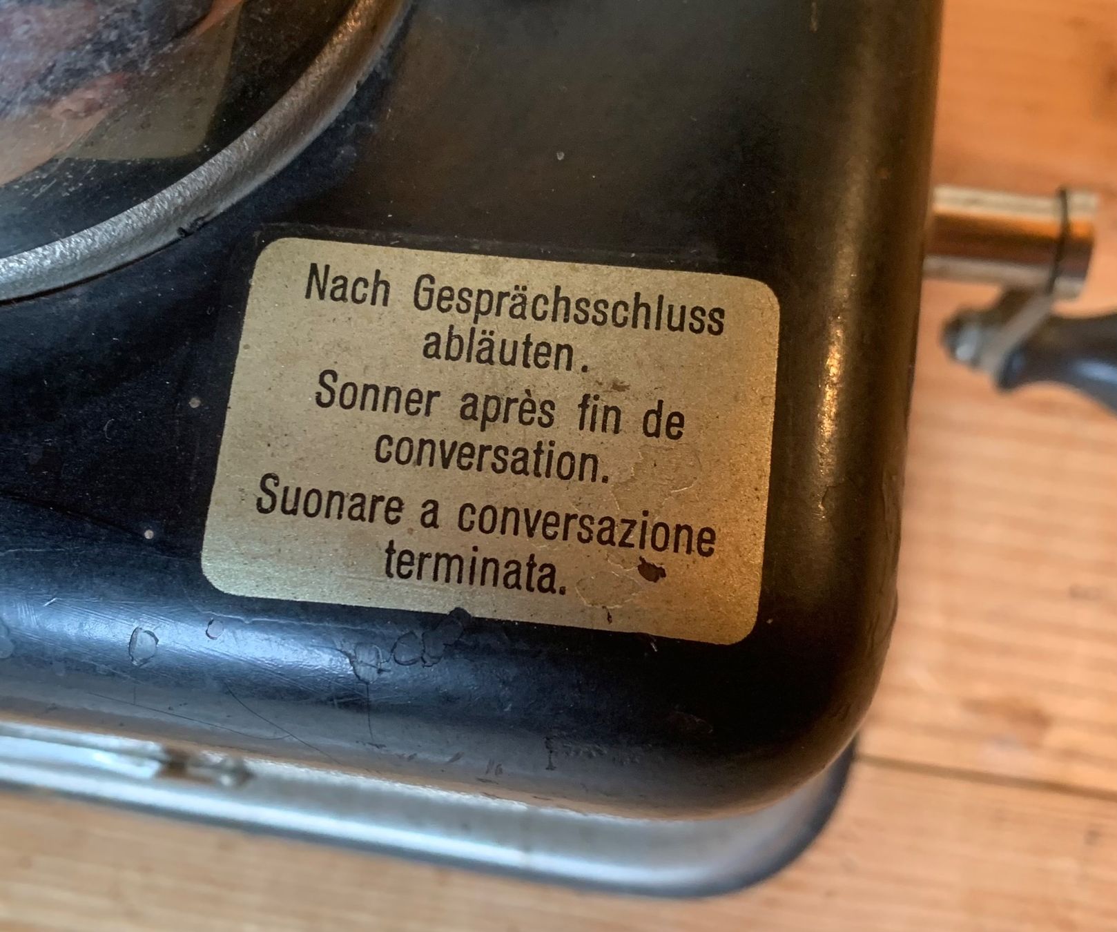 Telefoni: Lb-Tischstation G.A. 24 der CH Armee – Usato da Goldingen venduto da Bergler012 8