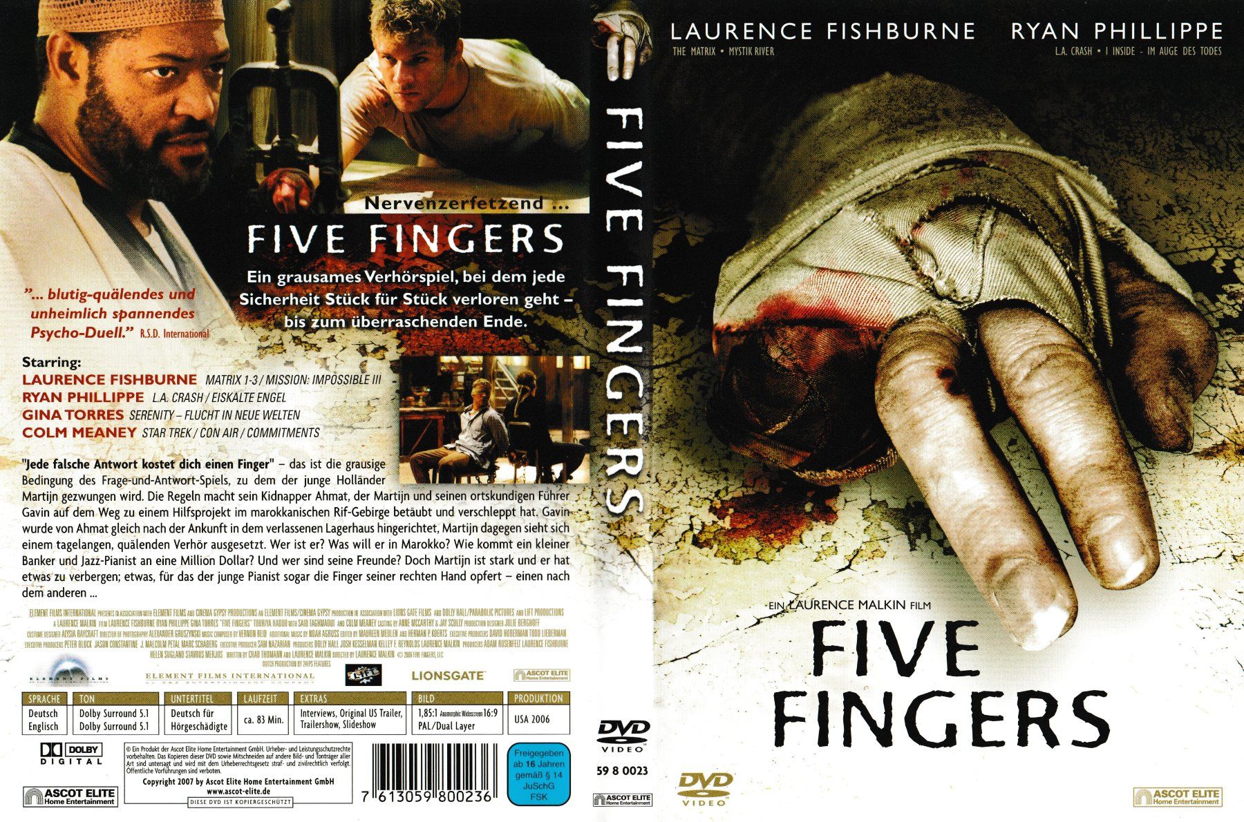 Tutti i DVDs: DVD - Five Fingers – Usato da Langnau am Albis venduto da MediaRescuerKeLoX