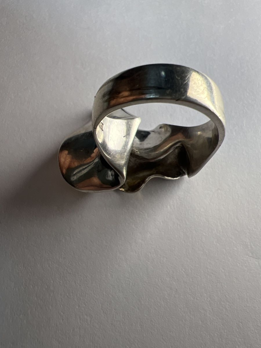 Anelli: Bague Argent 925 Design Abstrait vintage – Usato da Chenens venduto da anasantos90 5