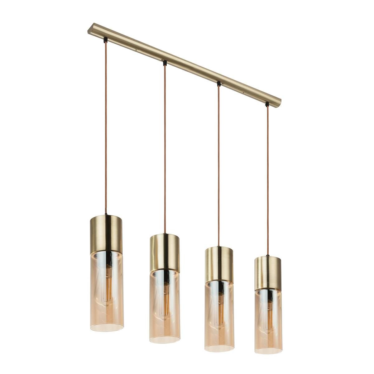 Lustres & lampes de plafonds: Pendelleuchte, Messing, 80 cm x 9 cm – Neuf (Voir description) à Kreuzlingen par Smart-Light 3