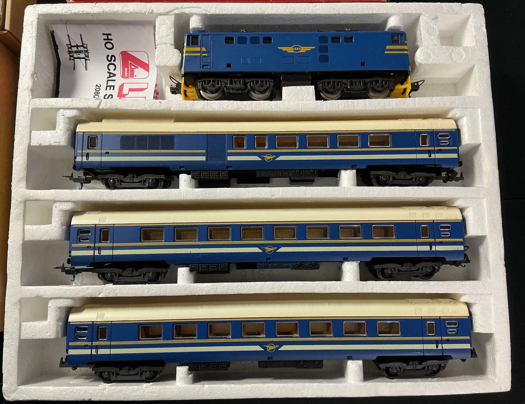 Lima Modellini di ferrovie: Lima H0, Blue Train der SAR, Gleichstrom, Analog – Usato da Neerach venduto da Amtrak283 5