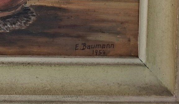 Gemälde: Gemälde von E.Baumann – Gebraucht aus Schindellegi von Etzelkulm 1