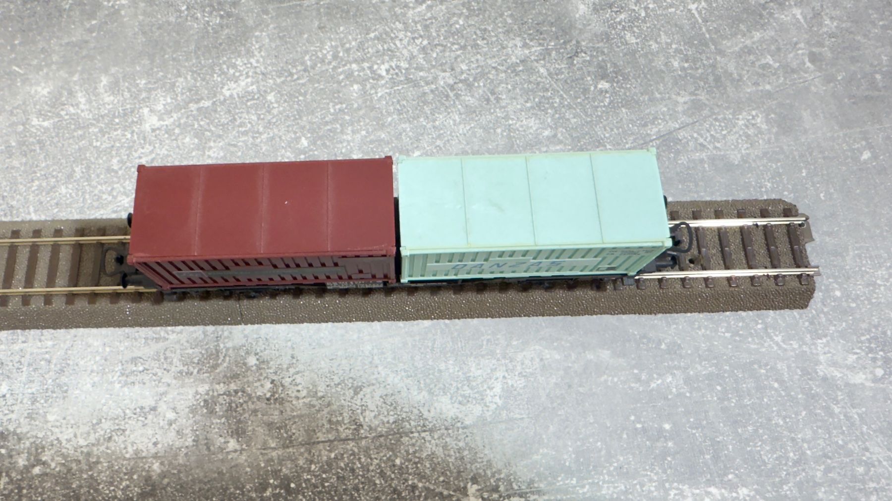 Lima Modellini di ferrovie: Lima Containerwagen H0 / DC – Usato da Schlieren venduto da rat_lq6b 6