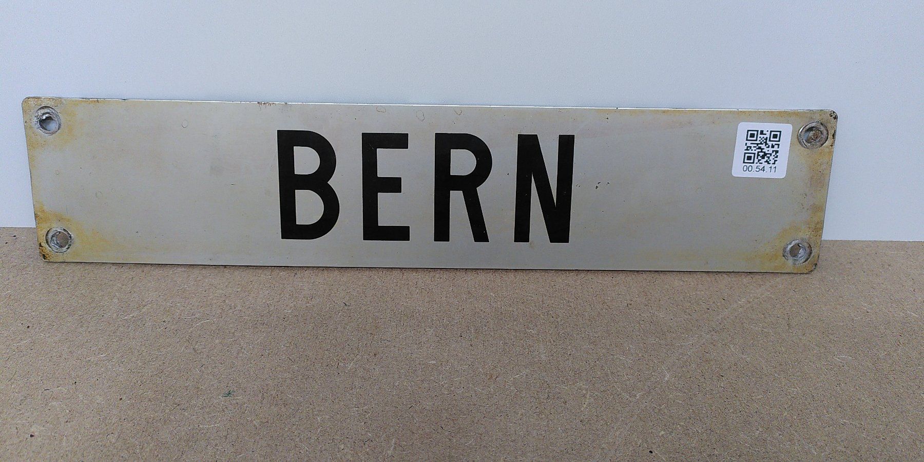 SBB/CFF/FFS Schilder: Depotschild SBB "Bern" – Gebraucht aus Büsserach von ModellbahnDepot