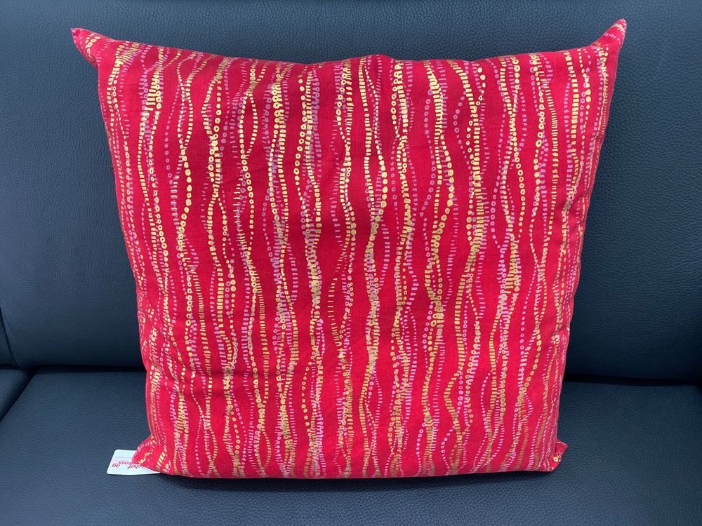 Paar-Kissen 'I Love You' Mit Datum – 40x40 Cm, Weiß, Bedruckt, Geschenk Für Paare & Valentinstag
