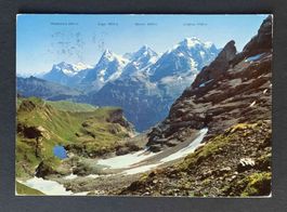AK Ausblick Sefinenfurgge Wetterhorn Eiger Mönch Jungfrau