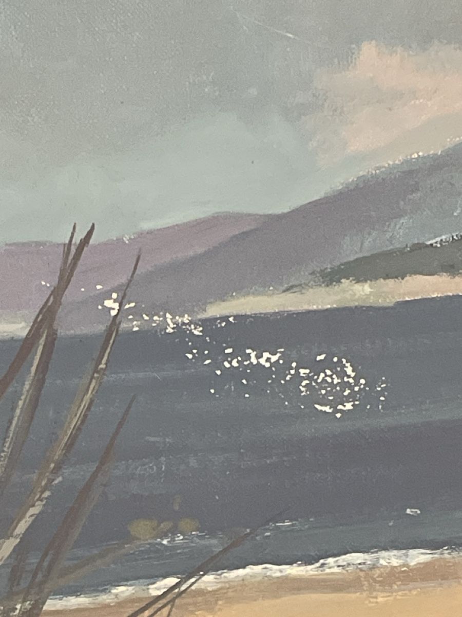 Dipinti: Originales Gemälde "Boote am Strand" von B. Heiz, 1967 – Usato da Zwingen venduto da keuseli49 9