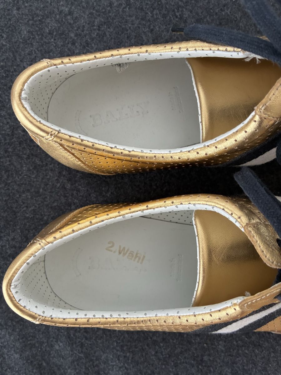 Bally Scarpe da uomo: Bally Sneaker Gold Grösse 42 – Nuovo (secondo la descrizione) da Zürich venduto da Spacenight1 3