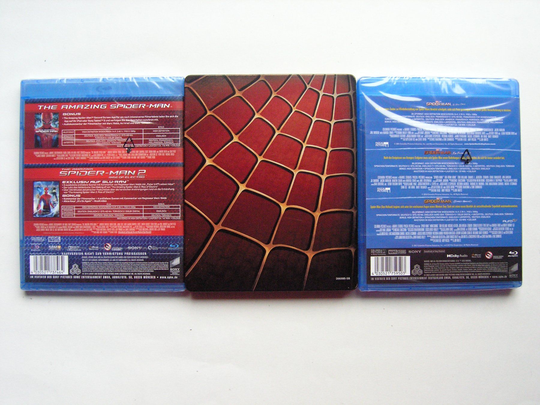Tous les DVDs: SPIDER-MAN complete COLLECTION Bluray – Neuf (Voir description) à Zuzwil SG par vette13 1