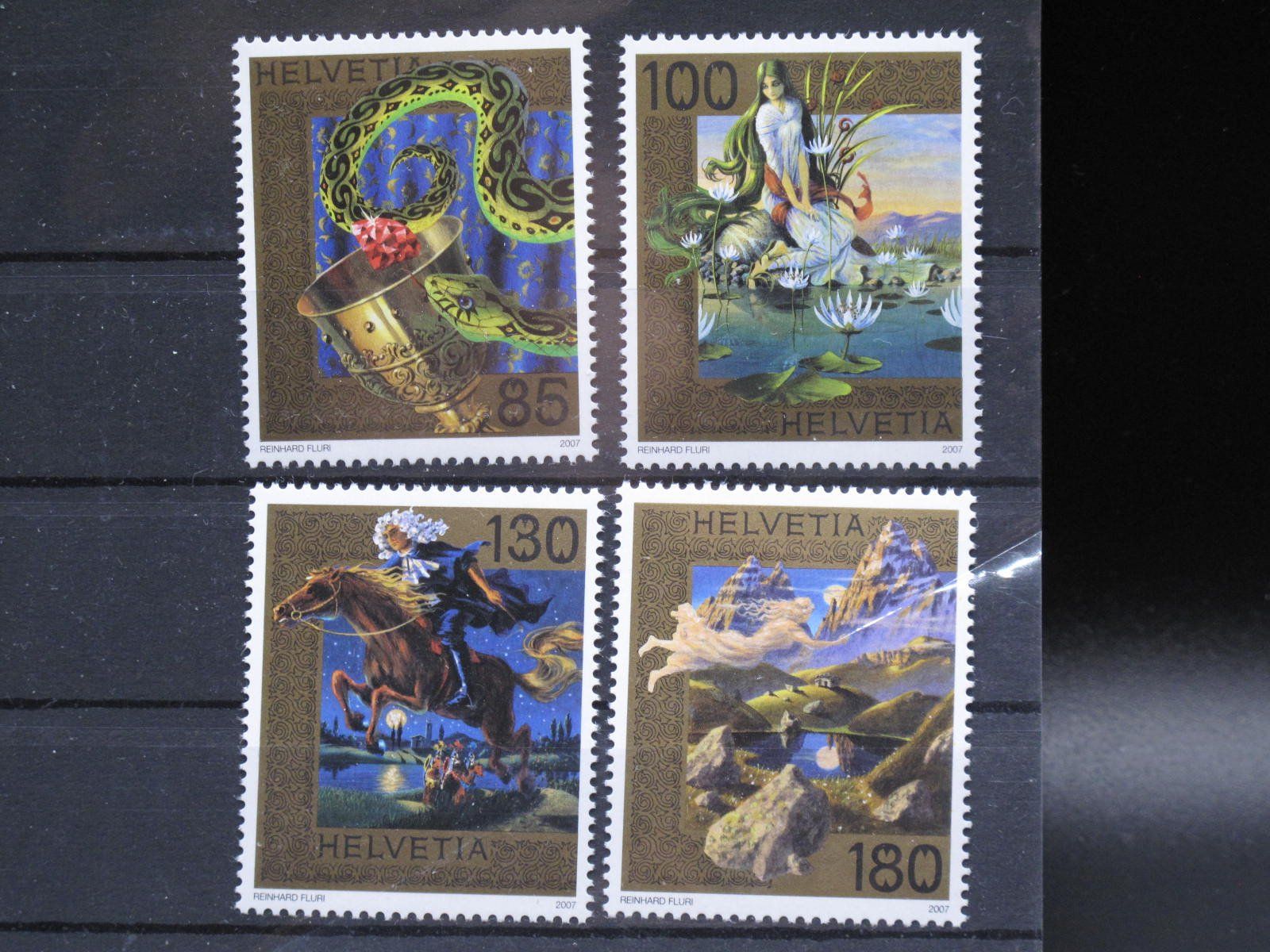 Alle Briefmarken: CH 2007 Sagenhafte Schweiz ** – Gebraucht aus Wil SG von fva01