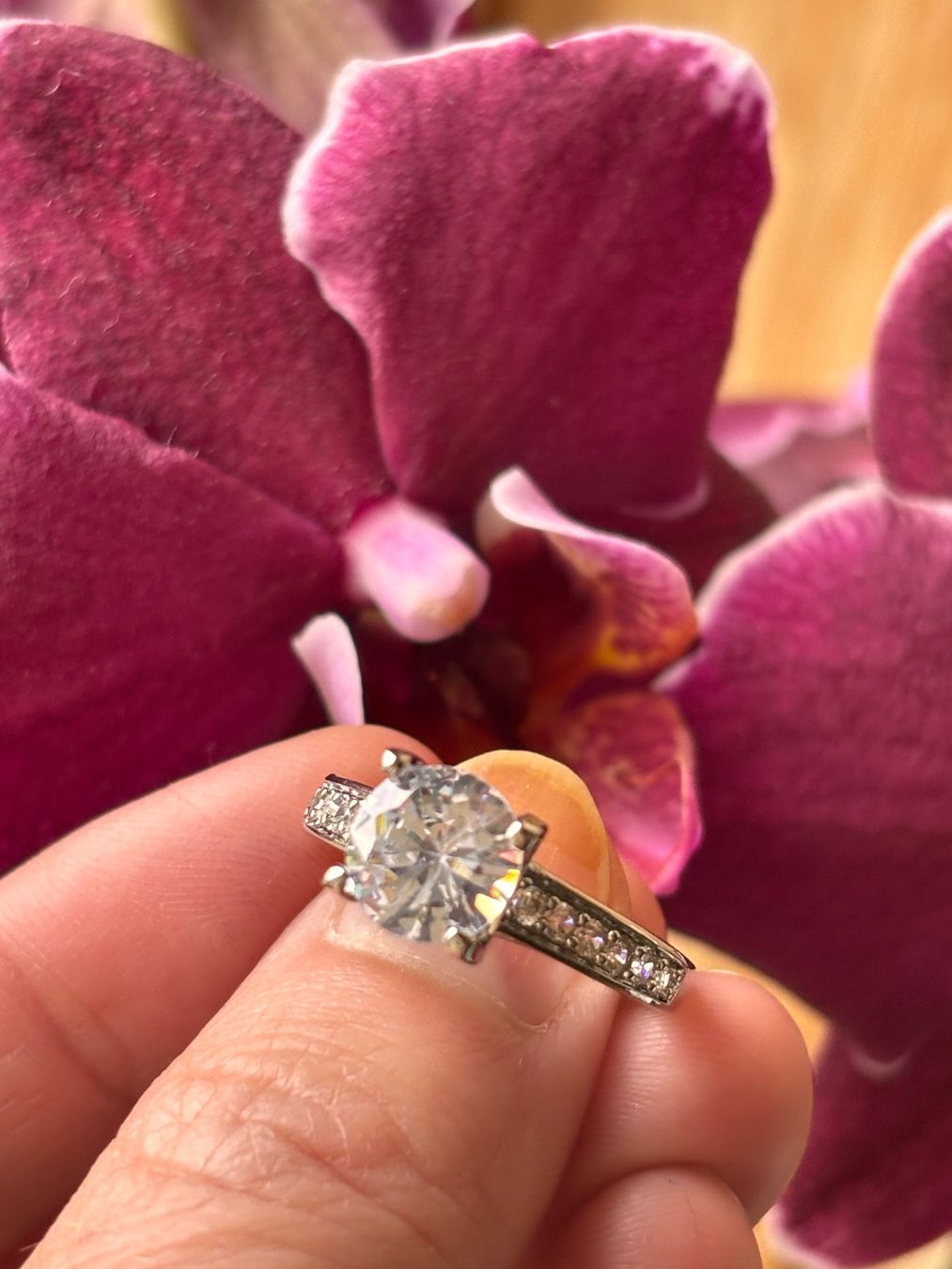 Anelli: Bague cocktail plaquée or zircons – Nuovo (secondo la descrizione) da Lausanne venduto da mel2dreams