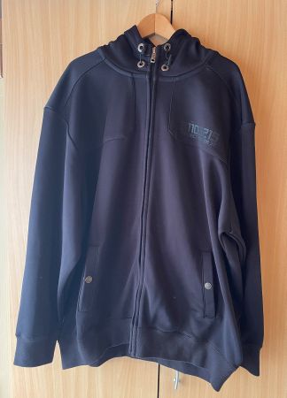 Hoodie/ Kapuzenpullover schwarz von C&A, Gr. 3XL