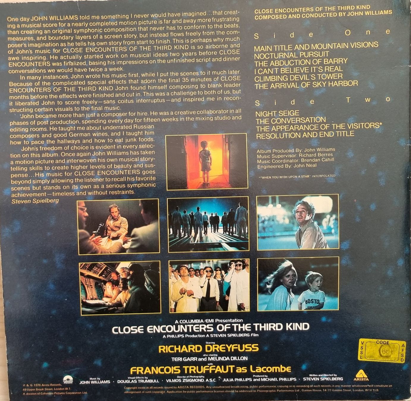 Schallplatten: LP Close Encounters of the third kind  /John Williams – Gebraucht aus Oetwil am See von fineli2 2