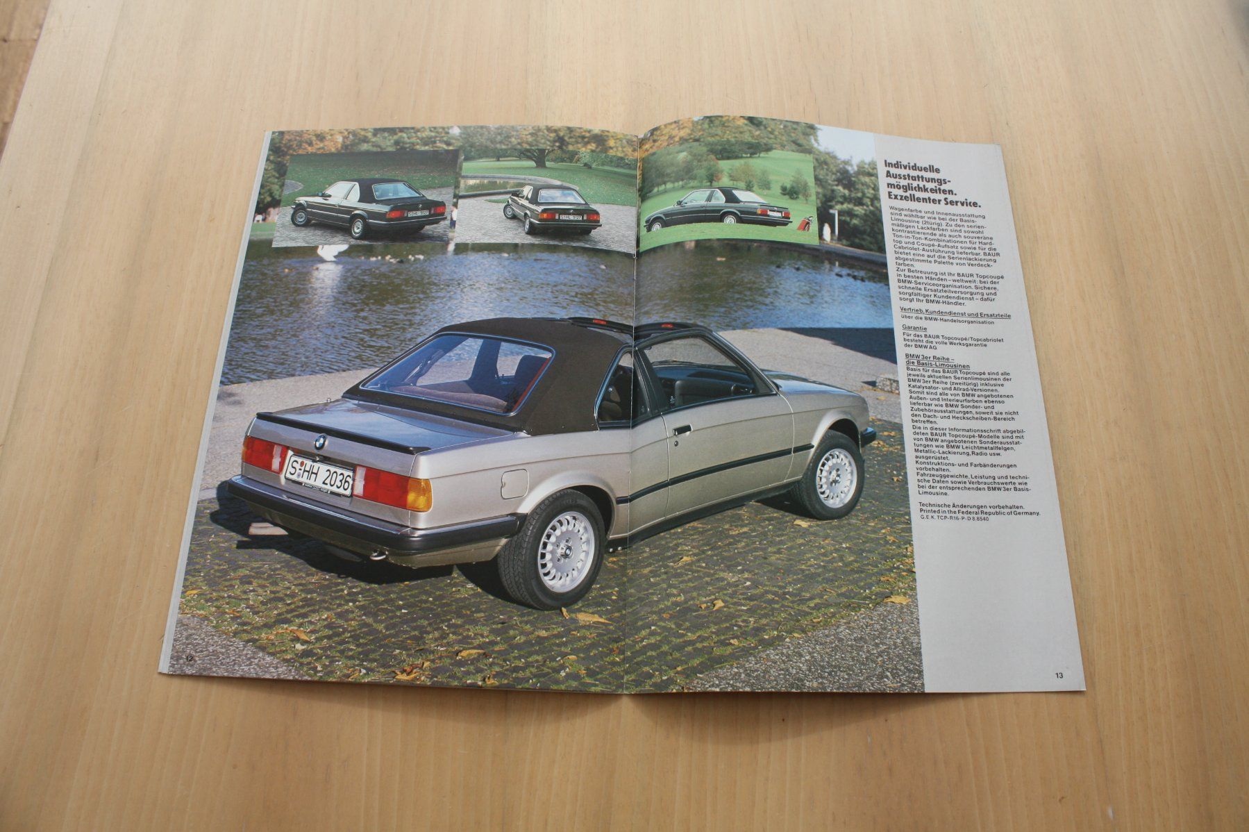 BMW Documenti: BMW Baur 320i Top Cabrio Prospekt – Usato da Wikon venduto da erwin400 5