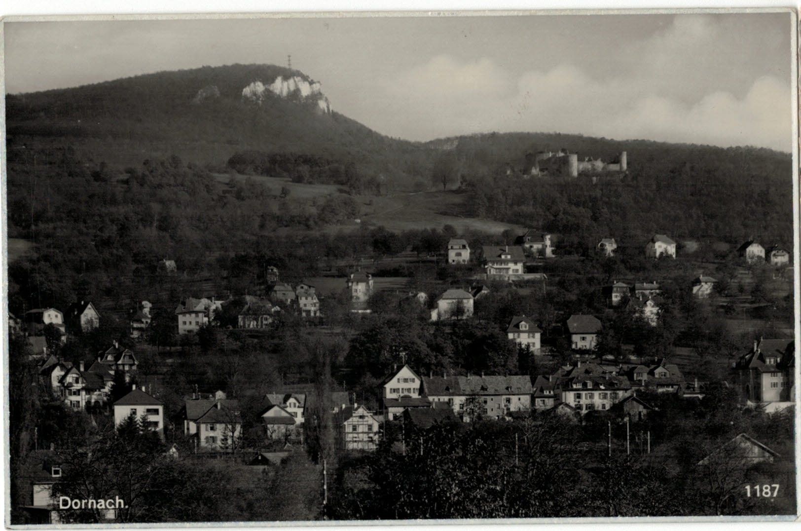 Cartoline postali: Dornach SO  Ortsansicht Nr.1187 ,  ca.1930 – Usato da Solothurn venduto da Bepposol