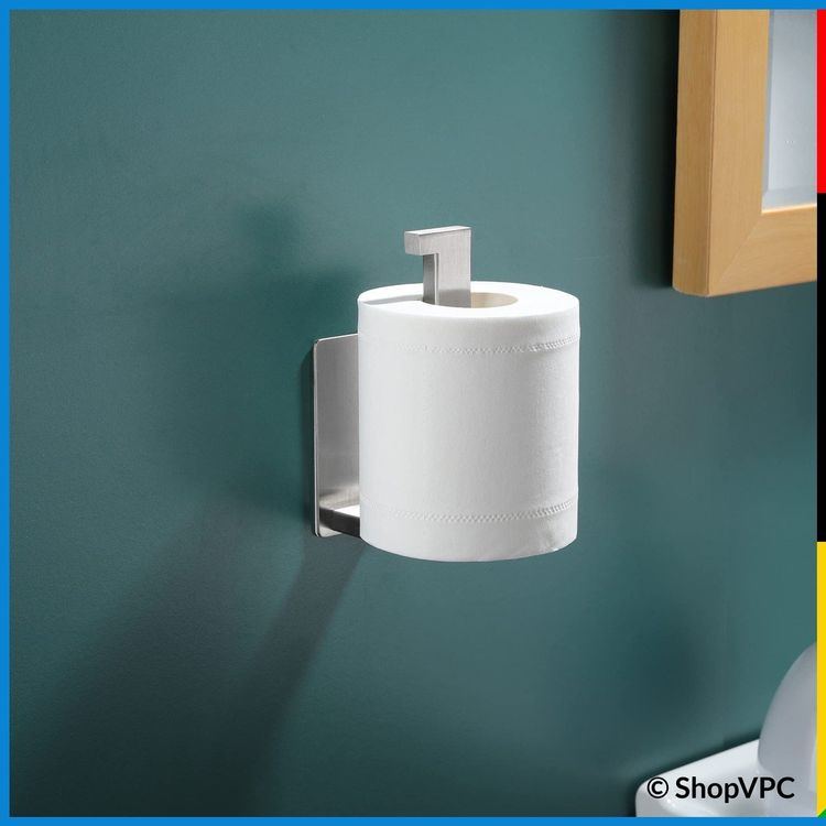 ZOYJITU Toilettenpapierhalter, Klopapierhalter Ohne Bohren Edelstahl