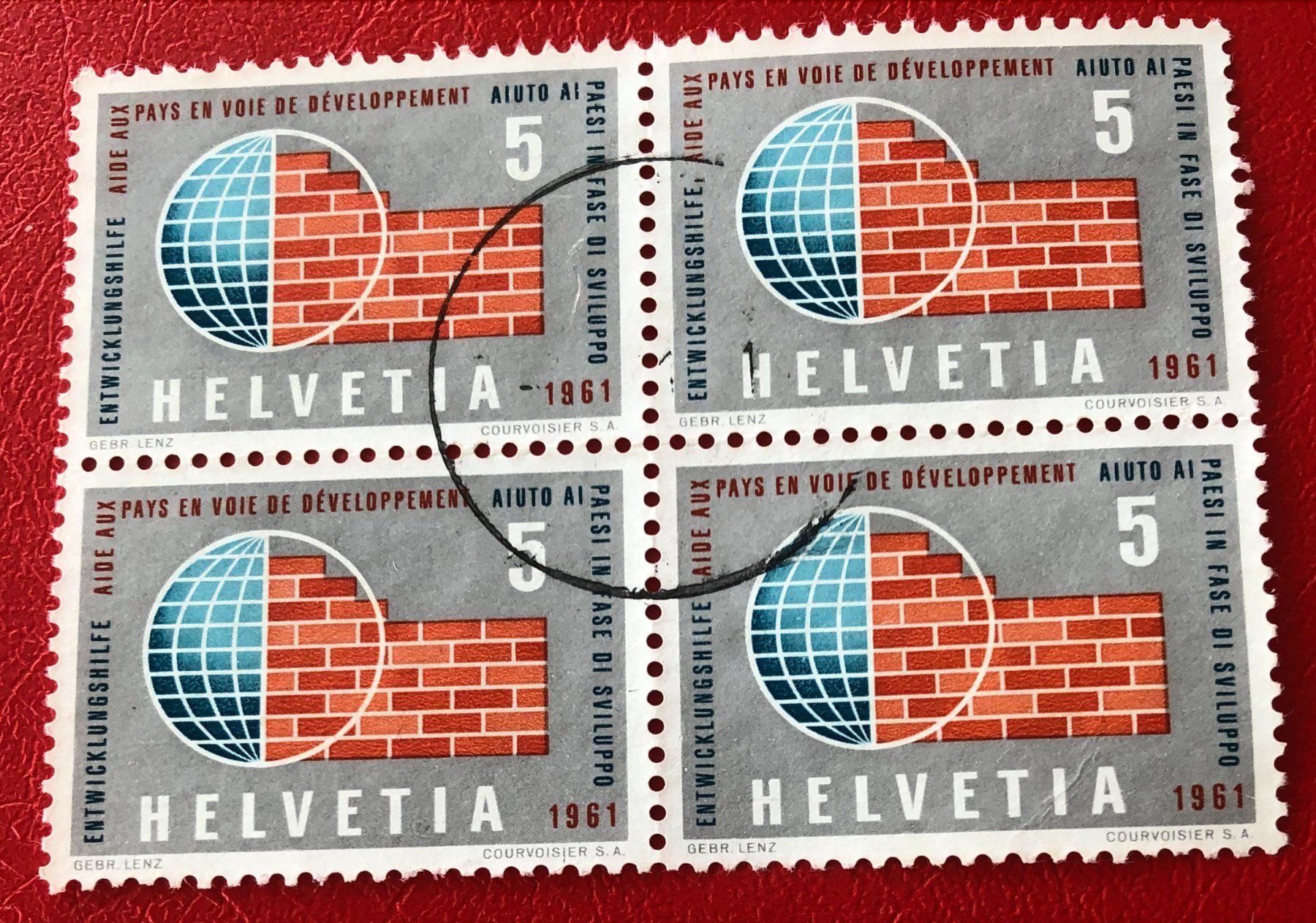 Tutti i francobolli: 4 er Block Nr.375 mit Stempel – Usato da Aarau venduto da Billa007
