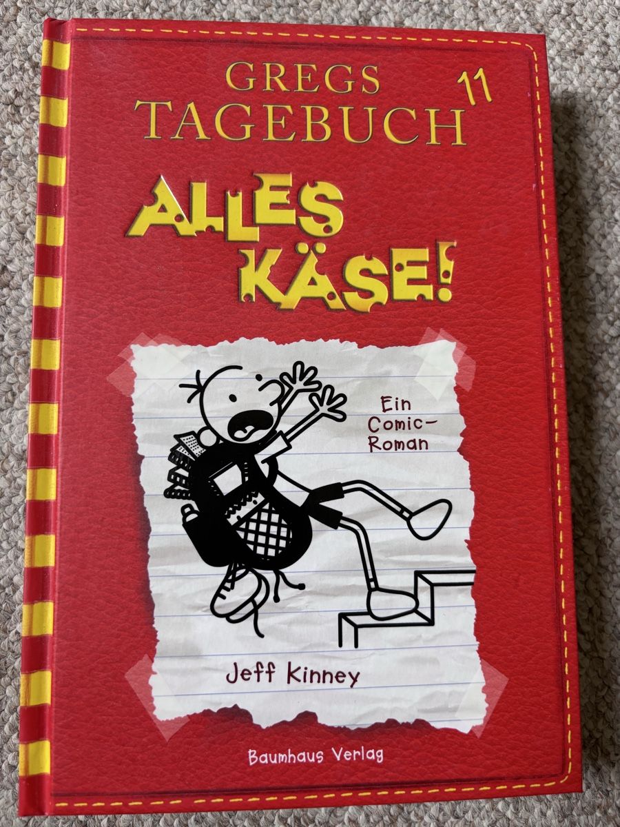 Libri: Gregs Tagebuch 11 Alles Käse, Comic-Roman – Nuovo (secondo la descrizione) da Zumikon venduto da SaBaRo