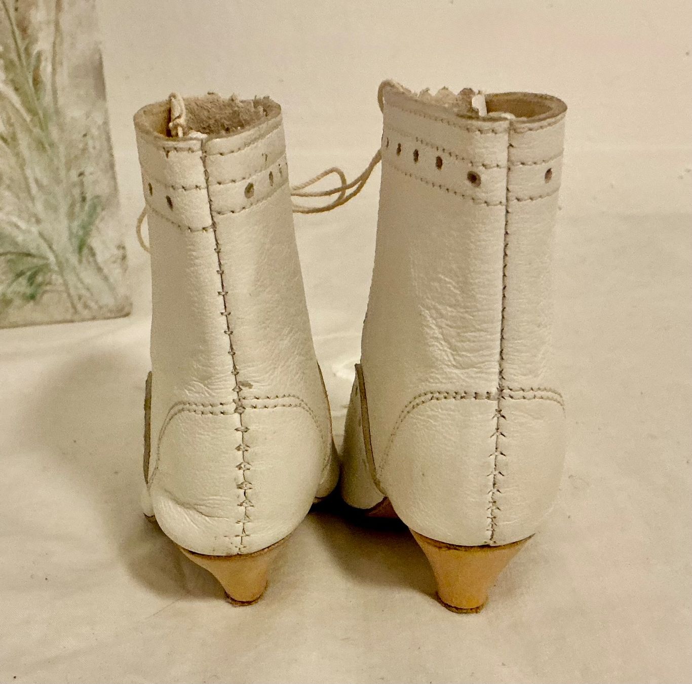 Bambole: WUNDERSCHÖNE ANTIKE PUPPEN LEDERSTIEFEL – Usato da Zell LU venduto da Silvermemory 6