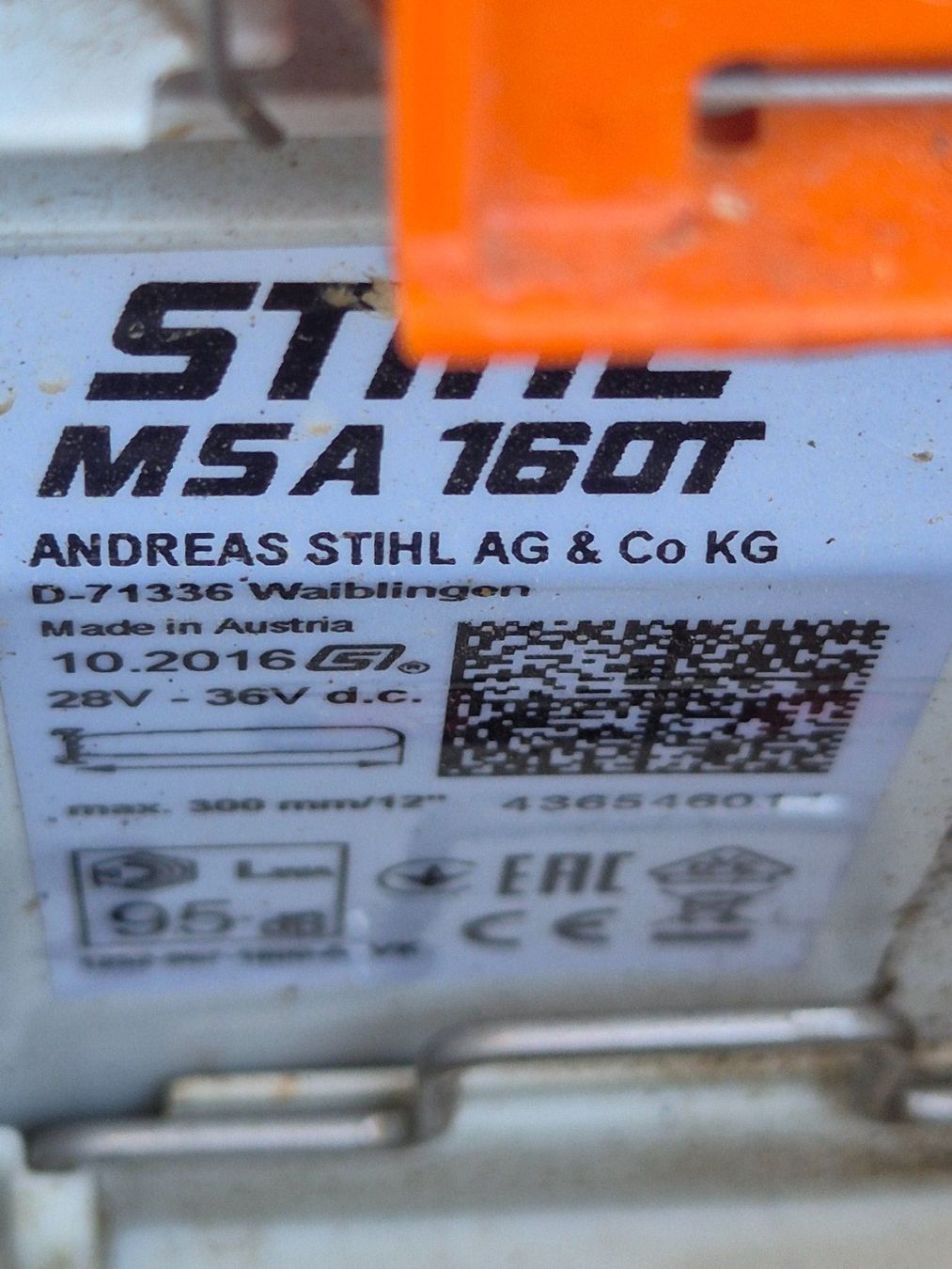 Stihl Sägen: Stihl Akku-Säge MSA 160T – Defekt aus Oberägeri von Timoline00 4