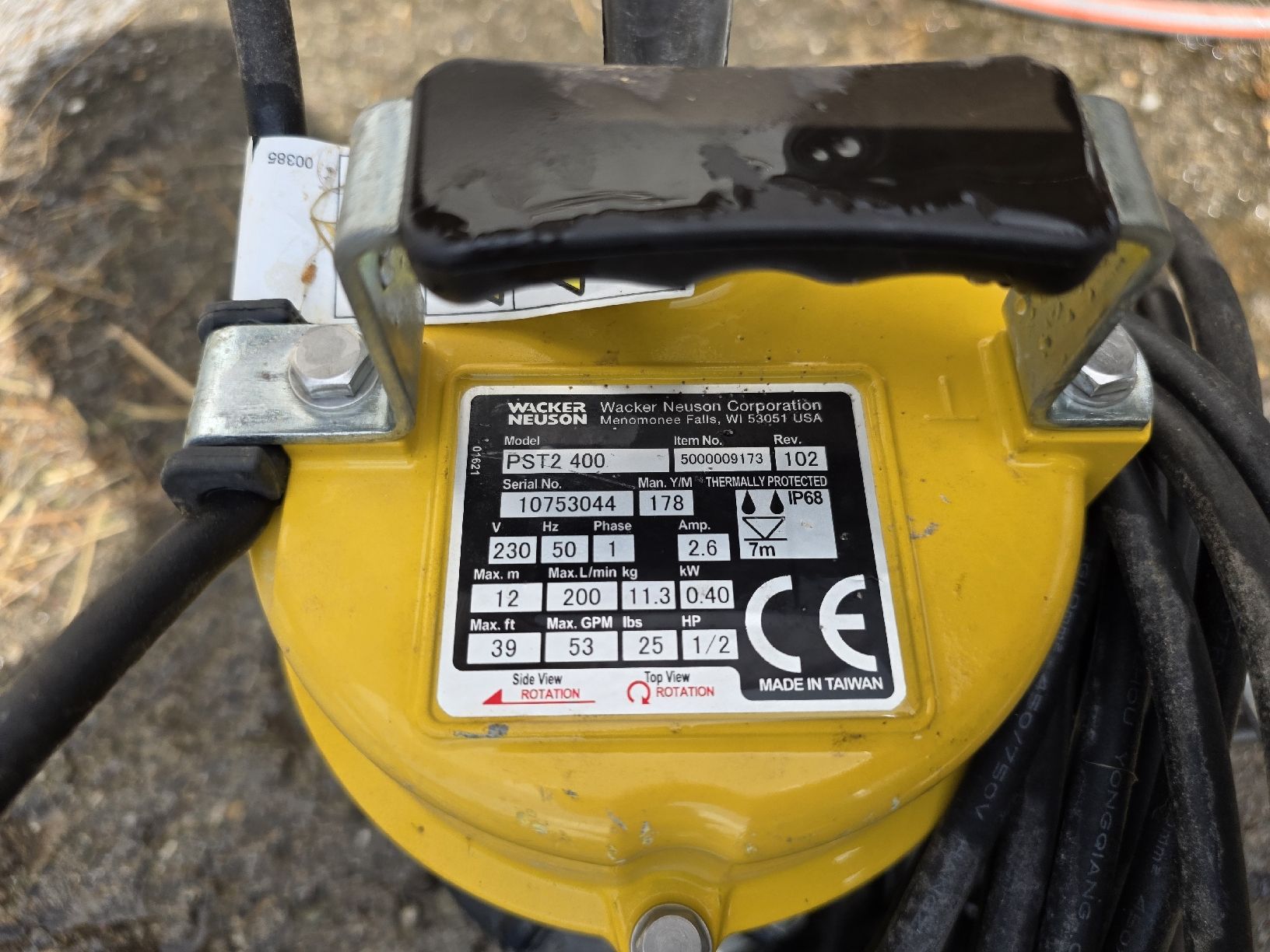 Pompe & Parti di ricambio: Wacker Neuson PST2 400 Tellerschneckenpumpe  – Usato da Schübelbach venduto da orson82 1