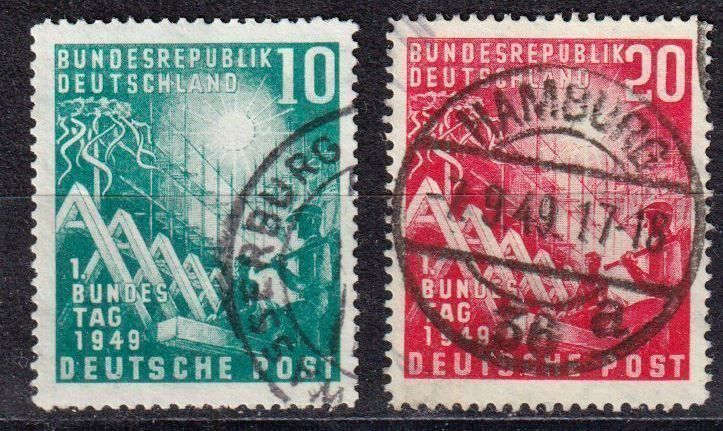 Tous les timbres: BRD, Mi 111-112 ⊙ – D'occasion à Langenthal par 1195