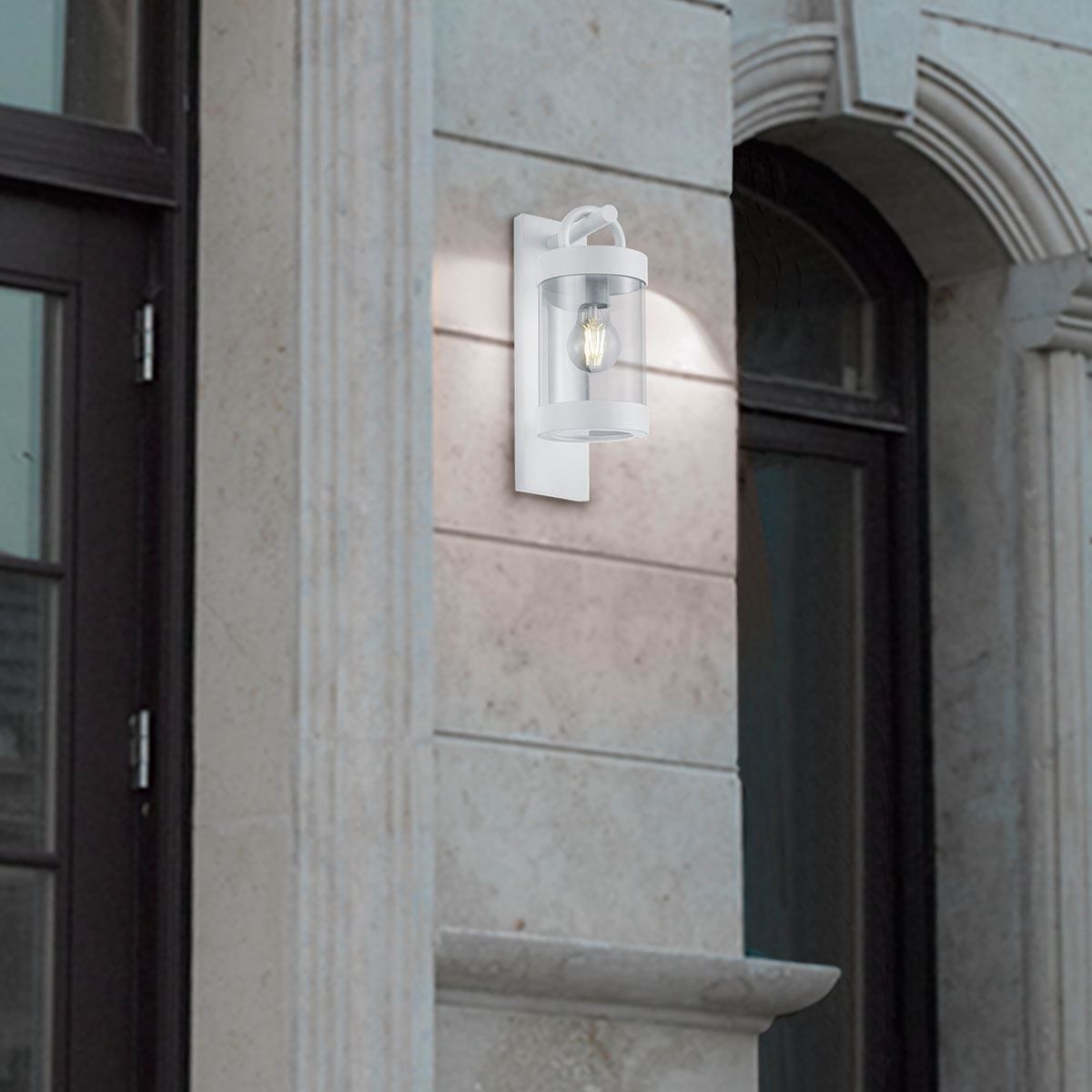 Lampade: Aussen Wandleuchte, Weiss, Laterne – Nuovo (secondo la descrizione) da Kreuzlingen venduto da Smart-Light 2