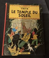 TINTIN LE TEMPLE DU SOLEIL BD VINTAGE 1977 CASTERMAN HERGÉ 