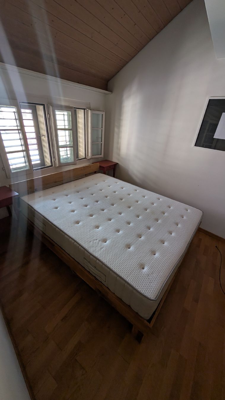 Letti: AresWOOD Solid Oak Bed 160×200 cm + Slatted Base – Usato da Horgen venduto da ole_yfv9 3