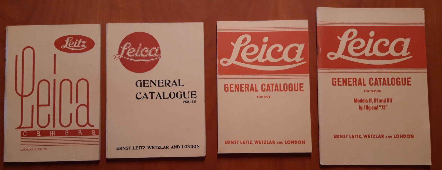 Libri: 9x Leica / Leitz Gesamtkatalog Catalogue General – Usato da Wettingen venduto da brownie14 1