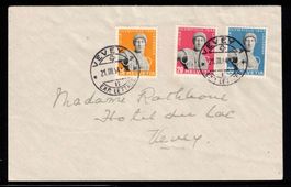 1944 Olympisches Komitee auf FDC "Vevey 21.III.44"