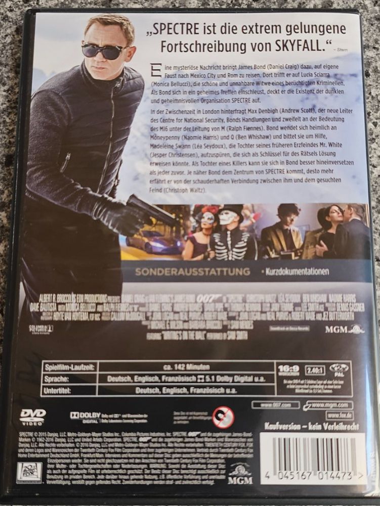 Tutti i DVDs: SPECTRE 007/ DVD – Usato da Geuensee venduto da jes_9xyk 1
