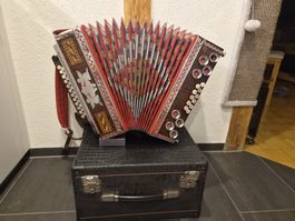 Steirische Zieharmonika Mengascini 3-Reihig G-C-F
